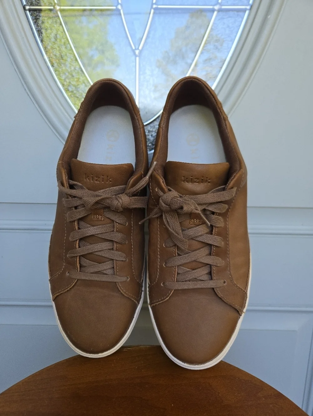 KIZIK Vegas Unisex Leather Sneaker Brown